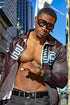 HEED NYC Luxury Black Frame "Blue Tint" Eyewear